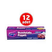 Parex Küçük Boy 12'li Buzdolabı Poşeti