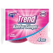 Parex Trend Comfort 4'lü Oluklu Sünger