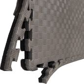Park World Çift Taraflı Tatami Minderi 100 x 100 x 2,6 cm Gri Renkli Yumuşak ve Kaymaz Özellikli