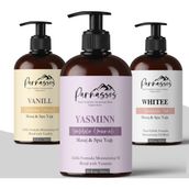 Parnassos Yasemin Özlü + Vanilyalı + White Duyusal ve Afrodizyak Etkili Aromaterapi Masaj Yağı Seti 300ML