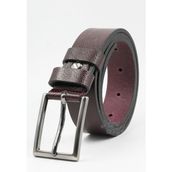 Parscraft Çocuk Kemeri %100 Hakiki Deri 3 cm Bordo Yumuşak Kopma Kırılma Olmaz - 70 cm
