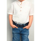 Parscraft Çocuk Kemeri %100 Hakiki Deri 3 cm Lacivert Yumuşak Kopma Kırılma Olmaz