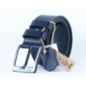 Parscraft Hakiki Manda Derisi Erkek Kemer 4,5 Cm Lacivert Kot Pantolon Spor Kemer