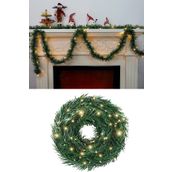 Parti dolabı Yılbaşı Dekoratif Peri Led Garland Çam Ağaçı Dalı Sarmal Tel Işıklı Yeni Yıl Süsleri 5 Metre Günışığ