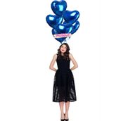 Partifabrik Kalp 40 cm Lacivert Renk Folyo Balon
