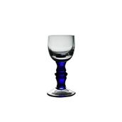 Paşabahçe 21196 El İmalatı Mavi Kristal Mini Likör Kadehi