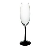 Paşabahçe 31752 El İmalatı Kristal Siyah Ayaklı Şampanya Kadehi