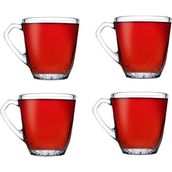 Paşabahçe 4 Adet Mercan Kulplu Bardak