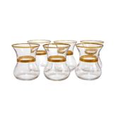 Paşabahçe 42471 Mat Yaldızlı 155 ml 6 lı Çay Bardağı