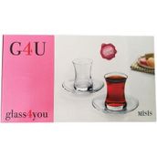 Paşabahçe Glass You Misis 12 Parça Çay Seti