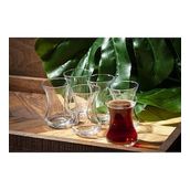 Paşabahçe İnce Belli Optikli 6'lı Çay Bardağı