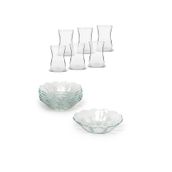 Paşabahçe P54361+P42361 Keyifli Heybeli 12 Parça Çay Seti