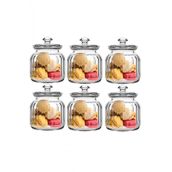 Paşabahçe Viva Cam Kavanoz 6 Adet 900 CC Saklama Kabı