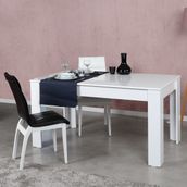 Pasific Home Oblo Beyaz Yemek Masası