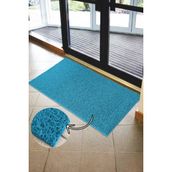 Paspas Yap Kıvırcık İşyeri Paspası Kapı Önü Paspası Apartman Dükkan Ofis Giriş Paspası Kaymaz Paspas - 80 x 500 cm - Turkuaz