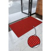 Paspas Yap Toz ve Nem Alıcı Iç ve Dış Mekan Kapı Önü Paspası Suya Dayanıklı - Kırmızı - 60 x 100 cm