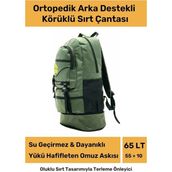 Pastimore Ortopedik Konfor Modeli Büyük Boy Çok Gözlü Seyahat Spor Dağcı Kamp Bölmeli Outdoor Sırt Çantası - 3244 Yeşil - Koyu Yeşil
