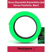 Pastimore Özel Üretim Suya Dayanıklı Karanlıkta Işık Veren Merdiven Ev Bahçe 4 Metre Fosforlu Yeşil Şerit Bant - 0