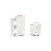 Patiko Furniture Sahra 950 Pembe Bebek Odası Takımı