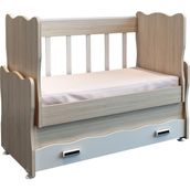 Patiko Safir Anne Yanı 50*100 Çekmeceli Beşik - Ahşap