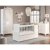 Patiko SAHRA-970 2 Kapılı Beyaz Bebek Odası Takımı