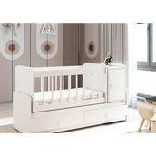 Patiko SW261 Büyüyen Beşikmdf Çıtalı - Beyaz