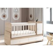 Patiko SW261 Büyüyen Beşikmdf Çıtalı - Somon