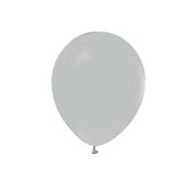 Patladı Gitti 12 inç Gri 10 Adet Balon