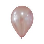 Patladı Gitti 12 inç Metalik Gül Kurusu 10 Adet Balon