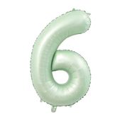 Patladı Gitti 32 inç 76-82 cm 6 Rakam Adaçayı Folyo Balon