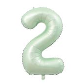Patladı Gitti 34 inç 76-82 cm 2 Rakam Adaçayı Folyo Balon