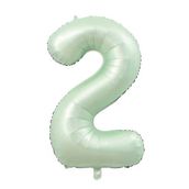 Patladı Gitti 34 inç 76-82 cm 2 Rakam Adaçayı Folyo Balon