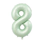Patladı Gitti 34 inç 76-82 cm 8 Rakam Adaçayı Folyo Balon