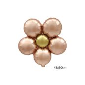 Patladı Gitti 43x50 cm Rose Gold Papatya Folyo Balon