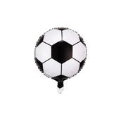 Patladı Gitti 45 cm 18 inç Siyah Beyaz Futbol Topu Folyo Balon