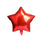 Patladı Gitti 45 cm Kırmızı Yıldız Bebek Çocuk Parti Kutlama Folyo Balon