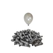 Patladı Gitti 5 inç Gümüş 10 Adet Mini Balon