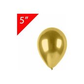 Patladı Gitti 5 inç Krom Gold 10 Adet Mini Balon