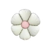 Patladı Gitti 60 cm Krem Retro Papatya Pastel Folyo Balon