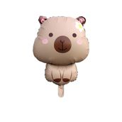 Patladı Gitti 71x48 cm Karamel Capybara Folyo Balon