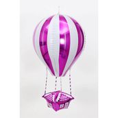 Patladı Gitti 88-28 cm 22 inç Uçan Balon Temalı Gül Kırmızı Folyo Balon