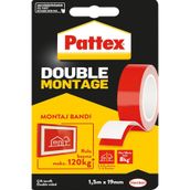 Pattex Double 1.5mx19mm Montage Çift Taraflı Montaj Bandı