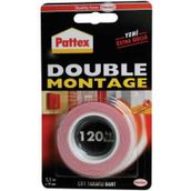 PATTEX DUBLE MONTAGE ÇİFT TARAFLI BANT 19MMX1,50M ÜCRETSİZ KARGO