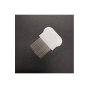 Pause Art Home Bit Tarağı - Metal - Bit , Pire Kepek Vb Için Saç Ve Kıl Temizleme Tarak - Beyaz Tarak