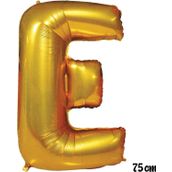 Pazarız 75 cm E Harfi Folyo Altın Balon
