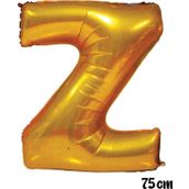 Pazarız 75 cm Z Harfi Folyo Altın Balon