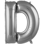 Pazarız Balon D 76 cm Gümüş 34 inç Harf Folyo Balon