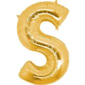 Pazarız Balon Parti S Gold 102 cm Harf Folyo Balon