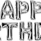 Pazarız Happy Birthday Yazılı Harf Balon