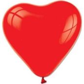 Pazarız Kırmızı Kalp 20 Adet Balon